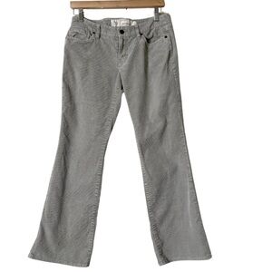 Ann Taylor LOFT Slim Boot Cut Corduroy Pants Women's Petite Tan Modern Size 10 P